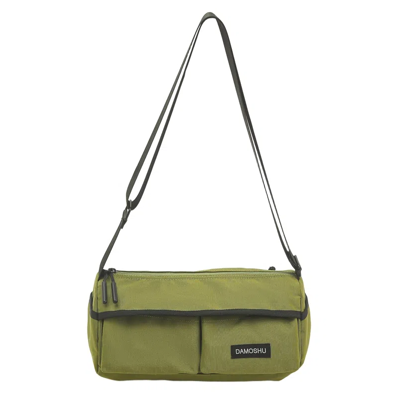 醇龙 纯色高级潮流百搭 尼龙 单肩包 常规 男女同款情侣款 多色