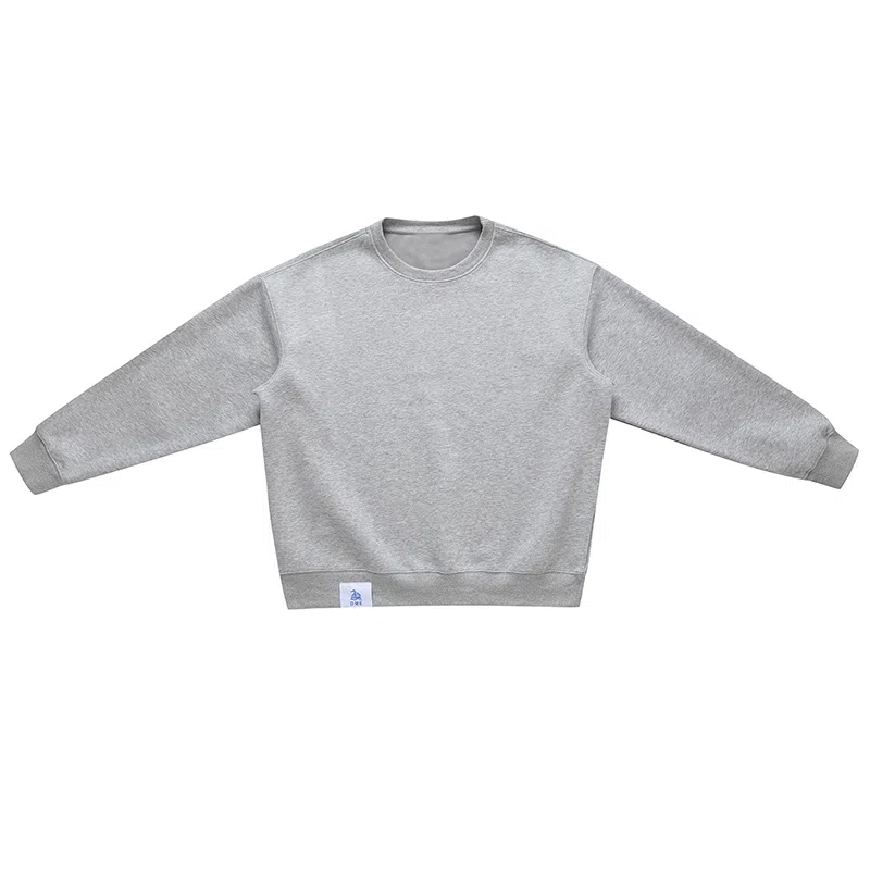 【dme】 秋季潮牌重磅日系复古休闲百搭简约情侣日常街头户外运动色块圆领套头水洗港风宽松上衣长袖卫衣 男女同款