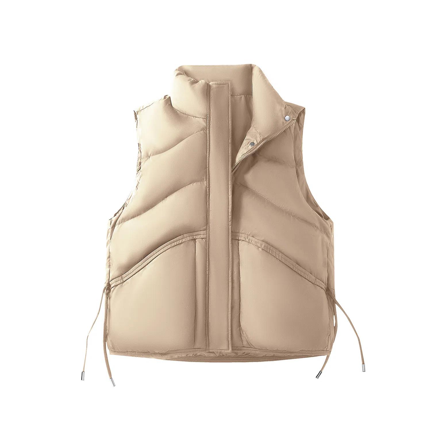 鸭鸭 纯色立领休闲羽绒服 女款