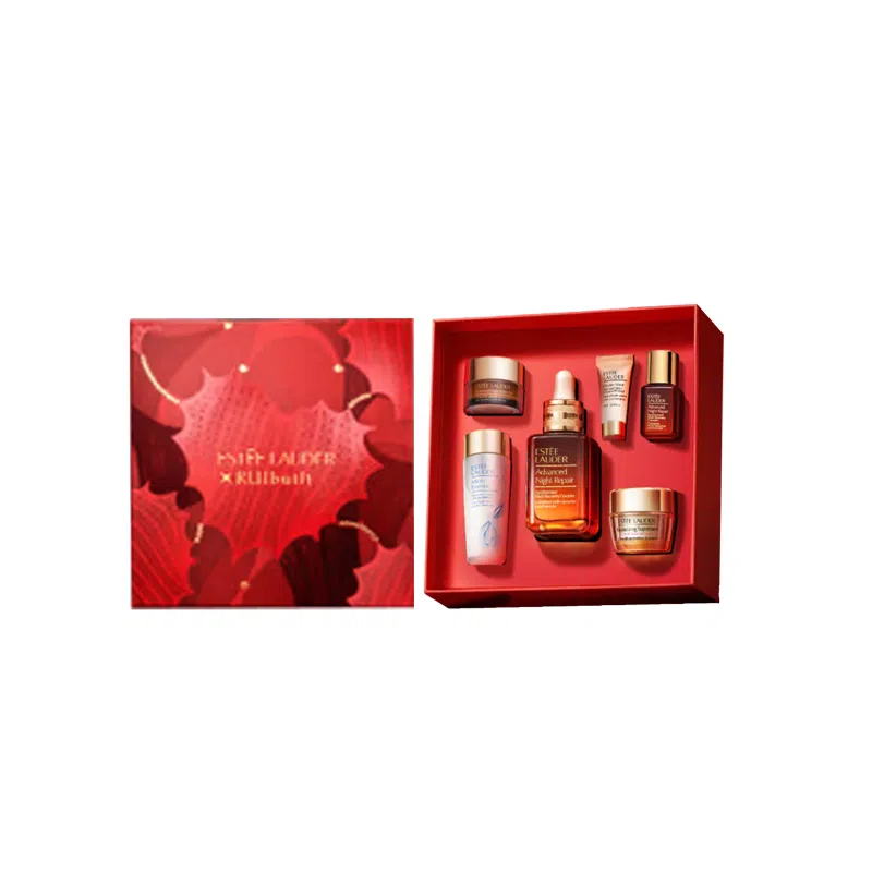 雅诗兰黛 小棕瓶清爽护肤套装 舒缓保湿 六件套