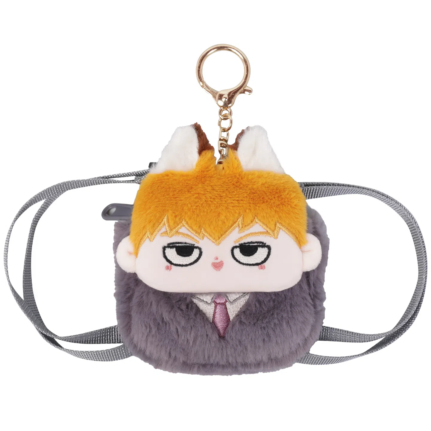 抱竹 小羊古力灵能百分百 灵幻新隆可爱 涤纶（聚酯纤维） 耳机包 男女同款情侣款 多色