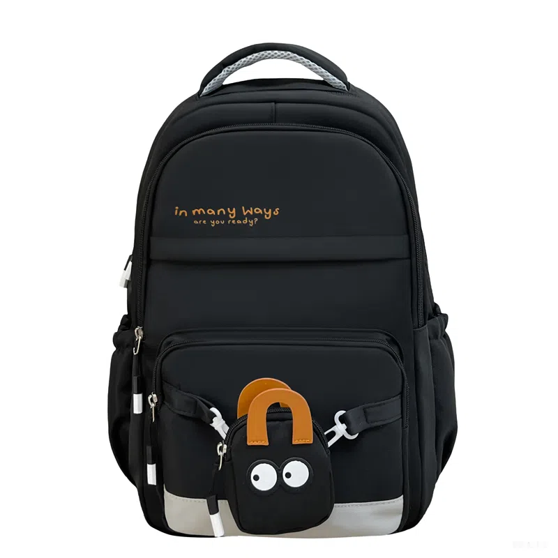 醇龙 学院风简约百搭电脑背包 尼龙 双肩包 常规 男女同款情侣款 多色