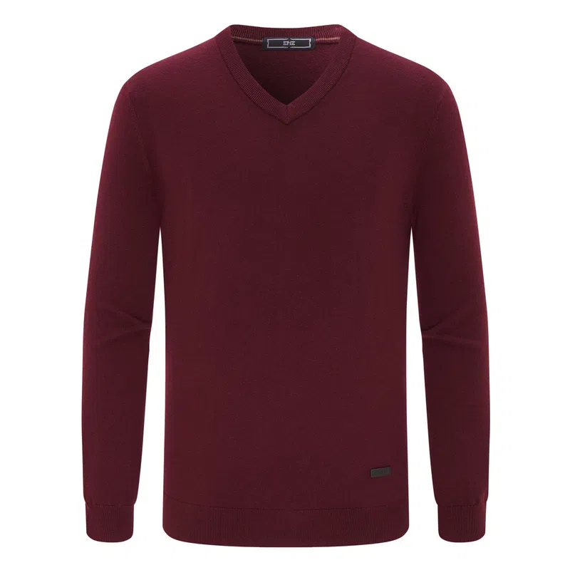 EMZ V-Neck Wool Sweater