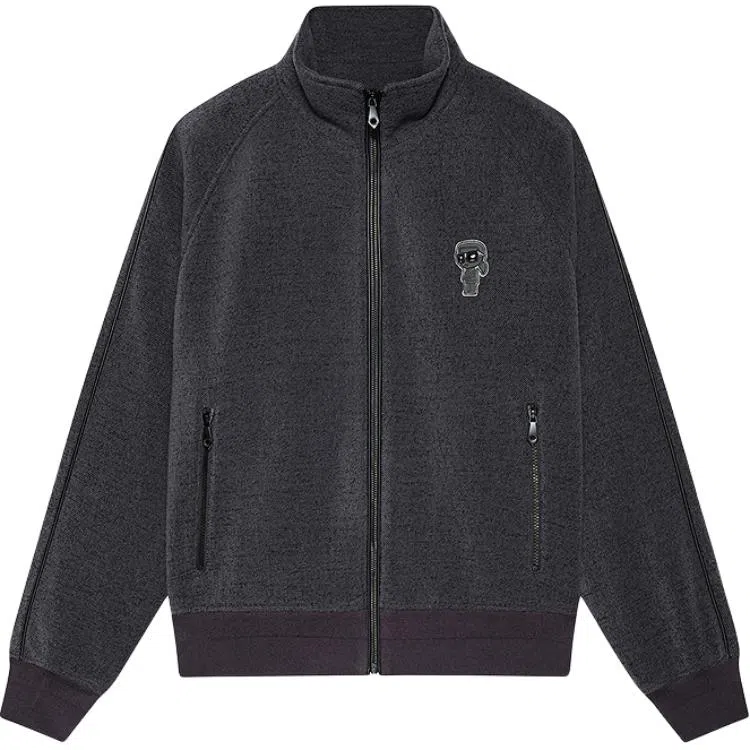 KARL LAGERFELD FW25 Patch Zip Jacket