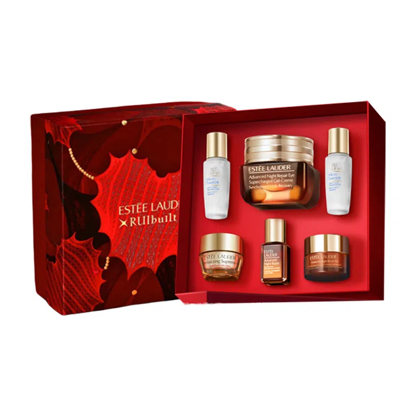 雅诗兰黛 小棕瓶眼面修护护肤套装 清爽补水