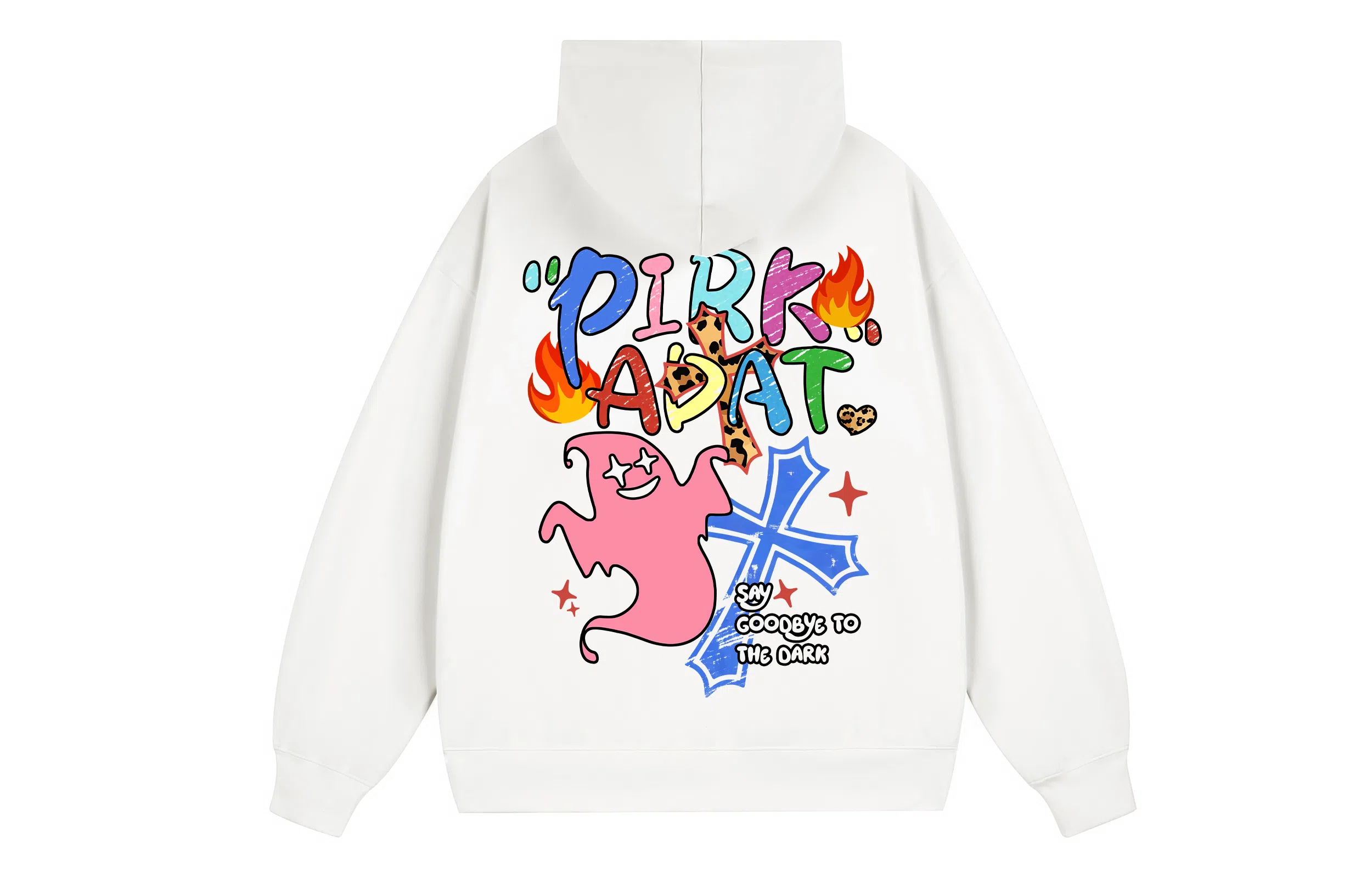 Pirkadat Retro Graffiti Hoodie