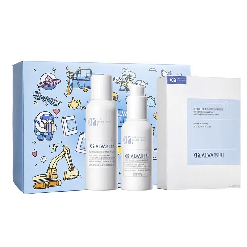 瑷尔博士 水乳面膜护肤礼盒 清爽修护补水