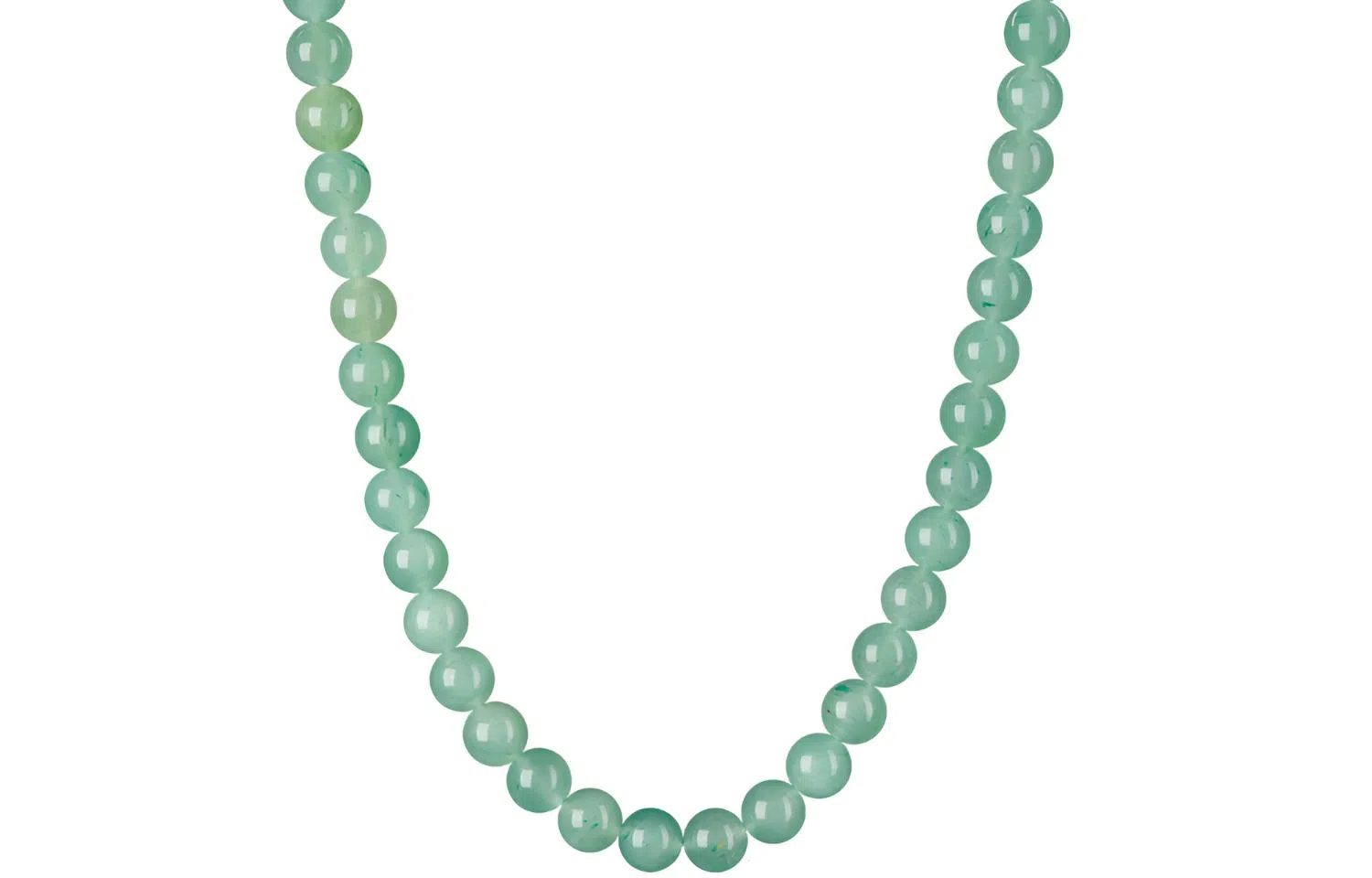 石头记 能量疗愈 守护转运 水泥退散 绿色串珠锁骨链 国风古韵优雅气质 寓意轻奢小众设计高级感配饰 #好运 东陵玉 项链 女款