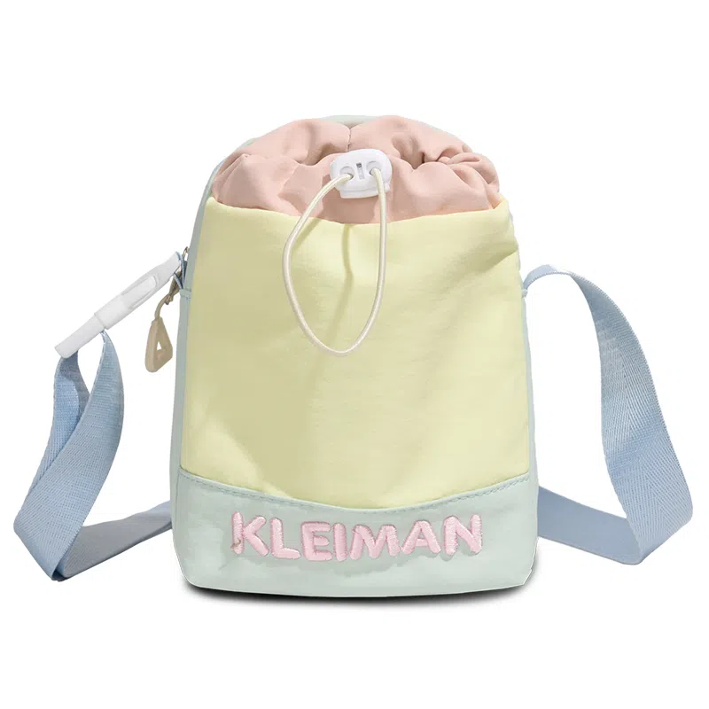 醇龙 可爱多巴胺运动撞色雨伞水壶包少女轻便 尼龙 单肩包 女款 多色