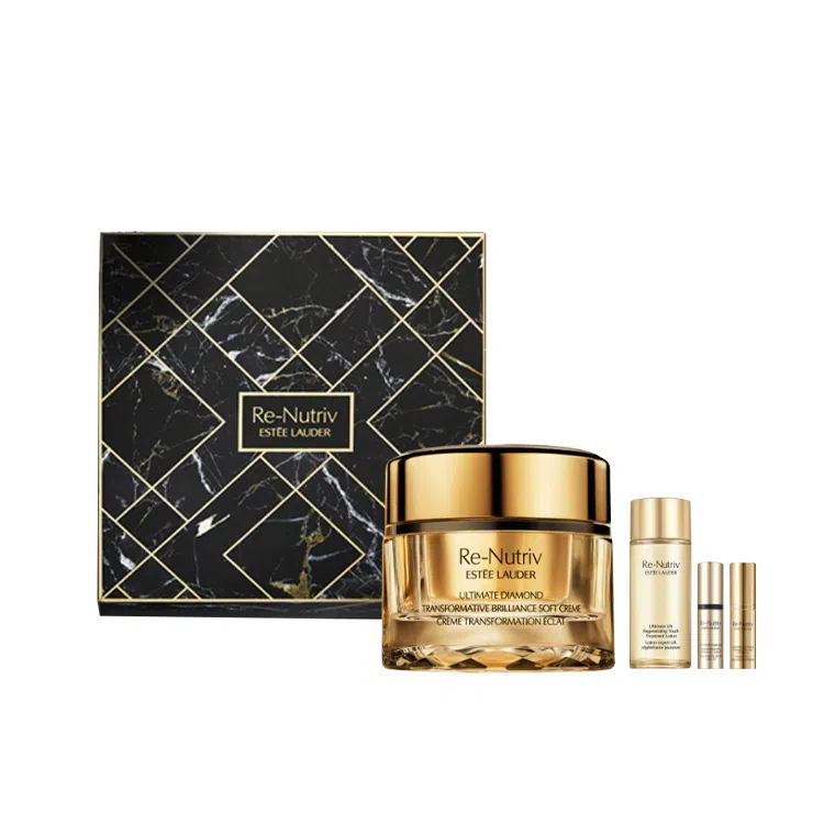 雅诗兰黛 高奢白金水霜礼盒护肤套装 紧致保湿 九件套