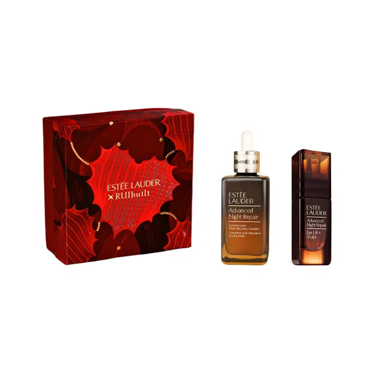 雅诗兰黛 小棕瓶眼面修护护肤套装 清爽补水