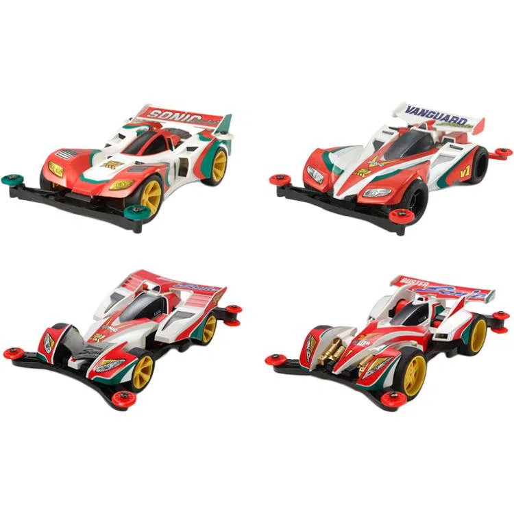 田宫 迷你四驱车 四驱兄弟 星马烈 音速战神/先驱音速/飓风音速/强棒音速 成品模型