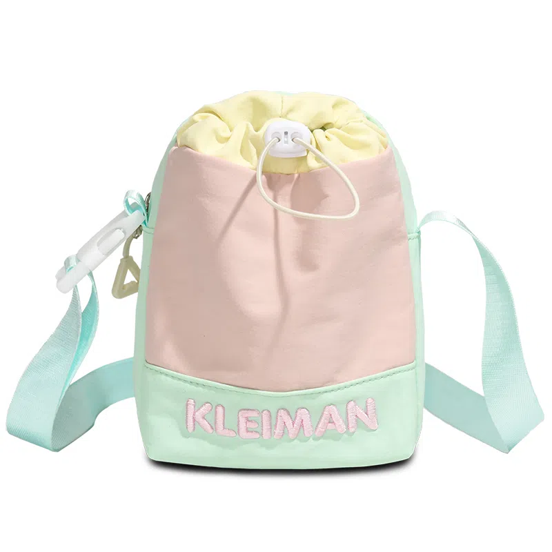 醇龙 可爱多巴胺运动撞色雨伞水壶包少女轻便 尼龙 单肩包 女款 多色