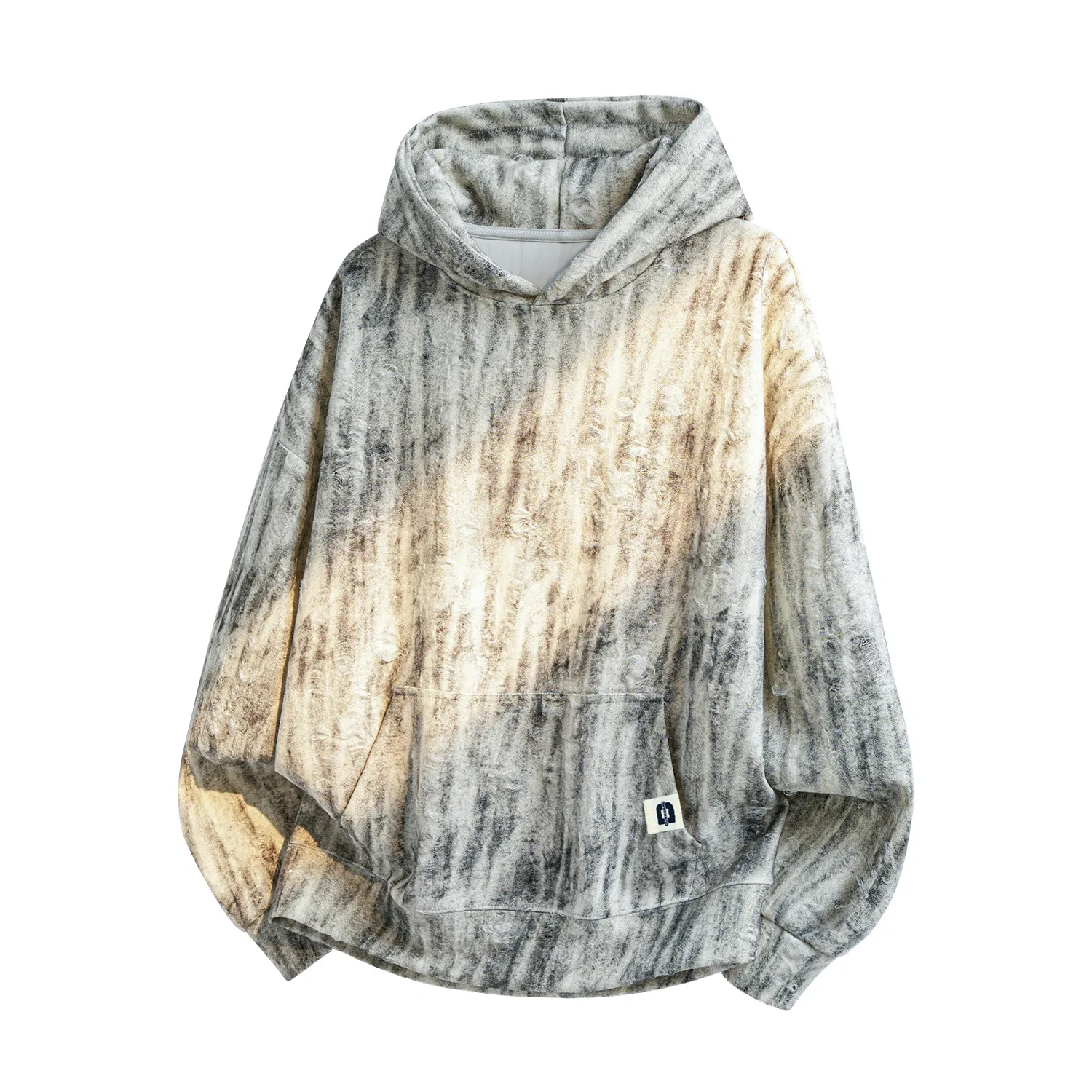 Dunhuang Vintage Tie-Dye Hoodie