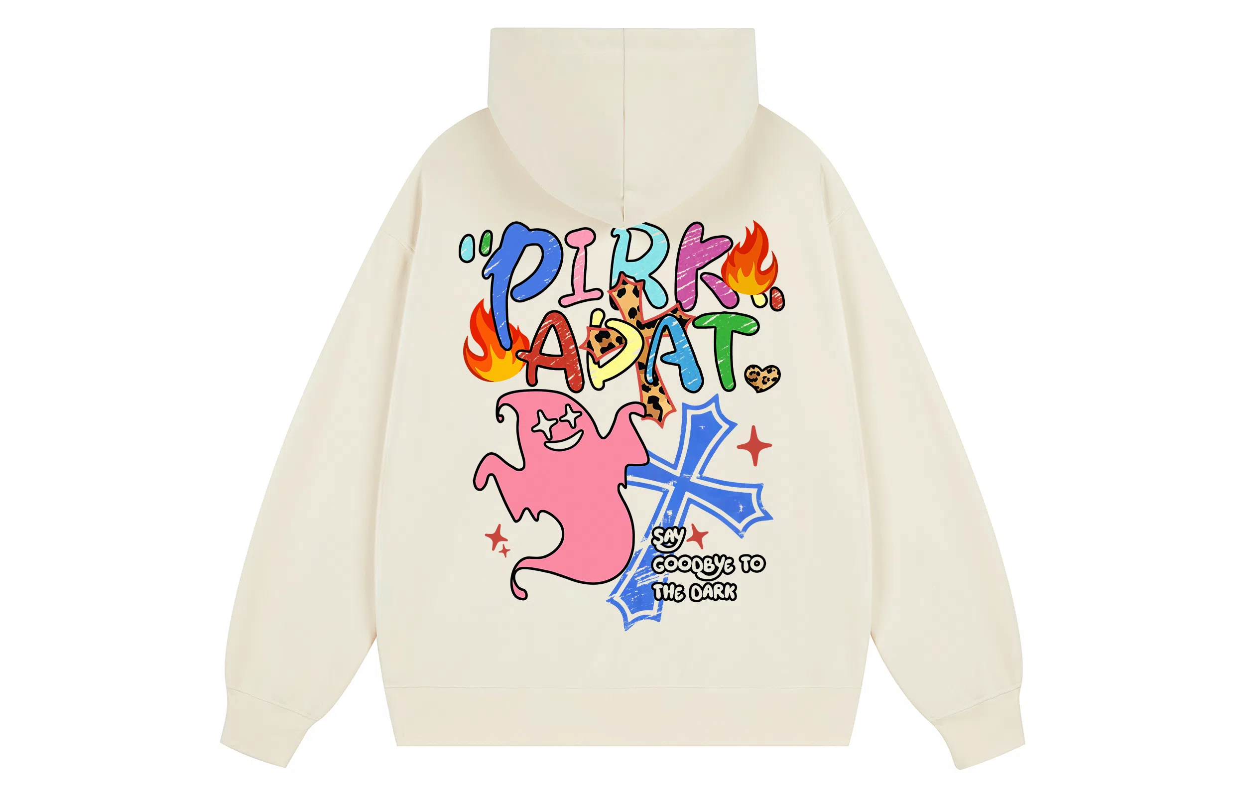 Pirkadat Retro Graffiti Hoodie