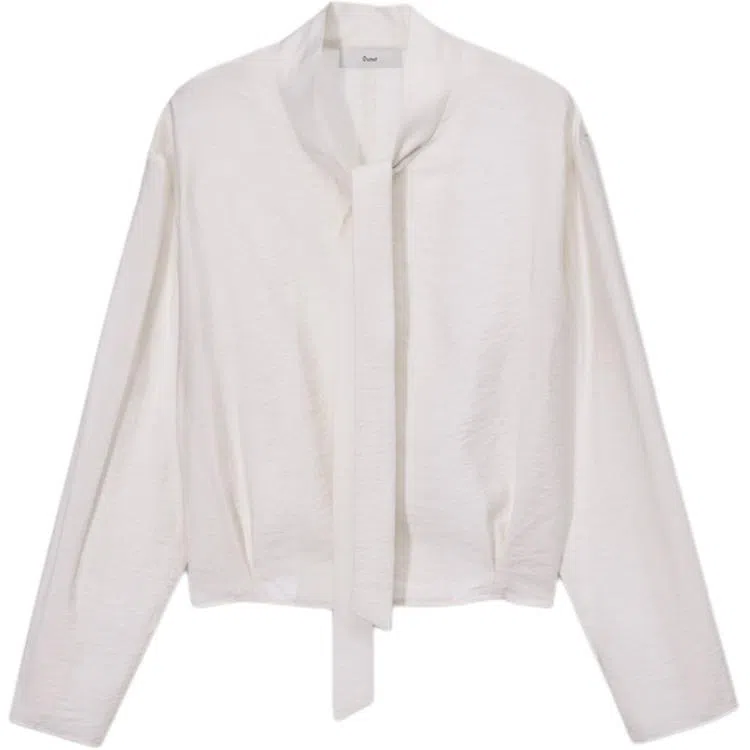 Dunst TIE BLOUSE CREAM