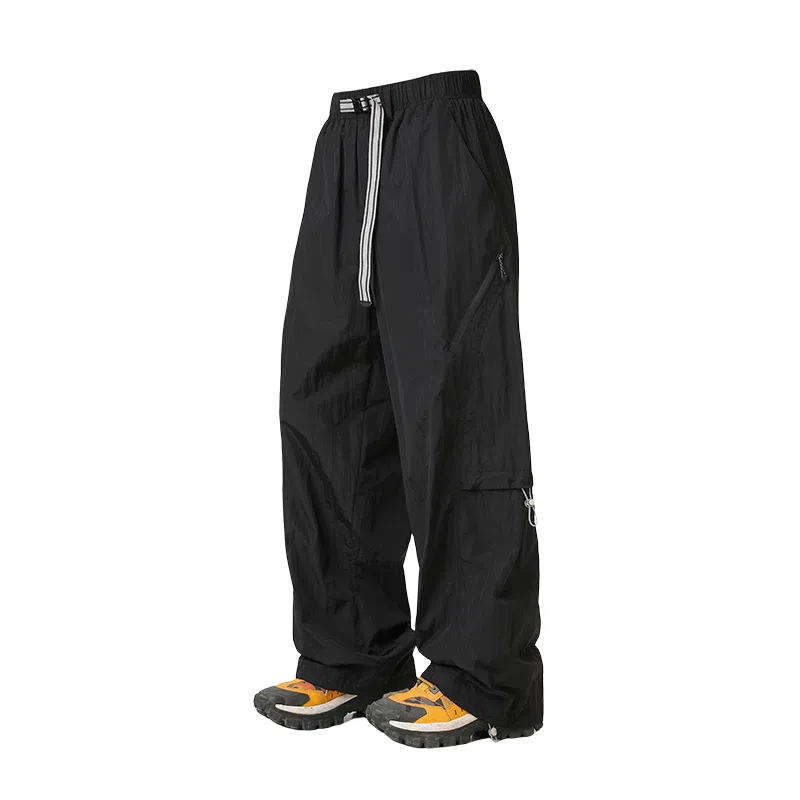 希越 美式复古褶皱直筒户外防水防静电耐磨抗皱工装休闲裤 男款