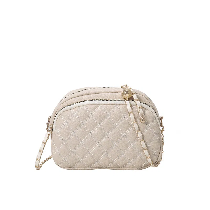 NX Doughnut Plaid Chain Shoulder Bag