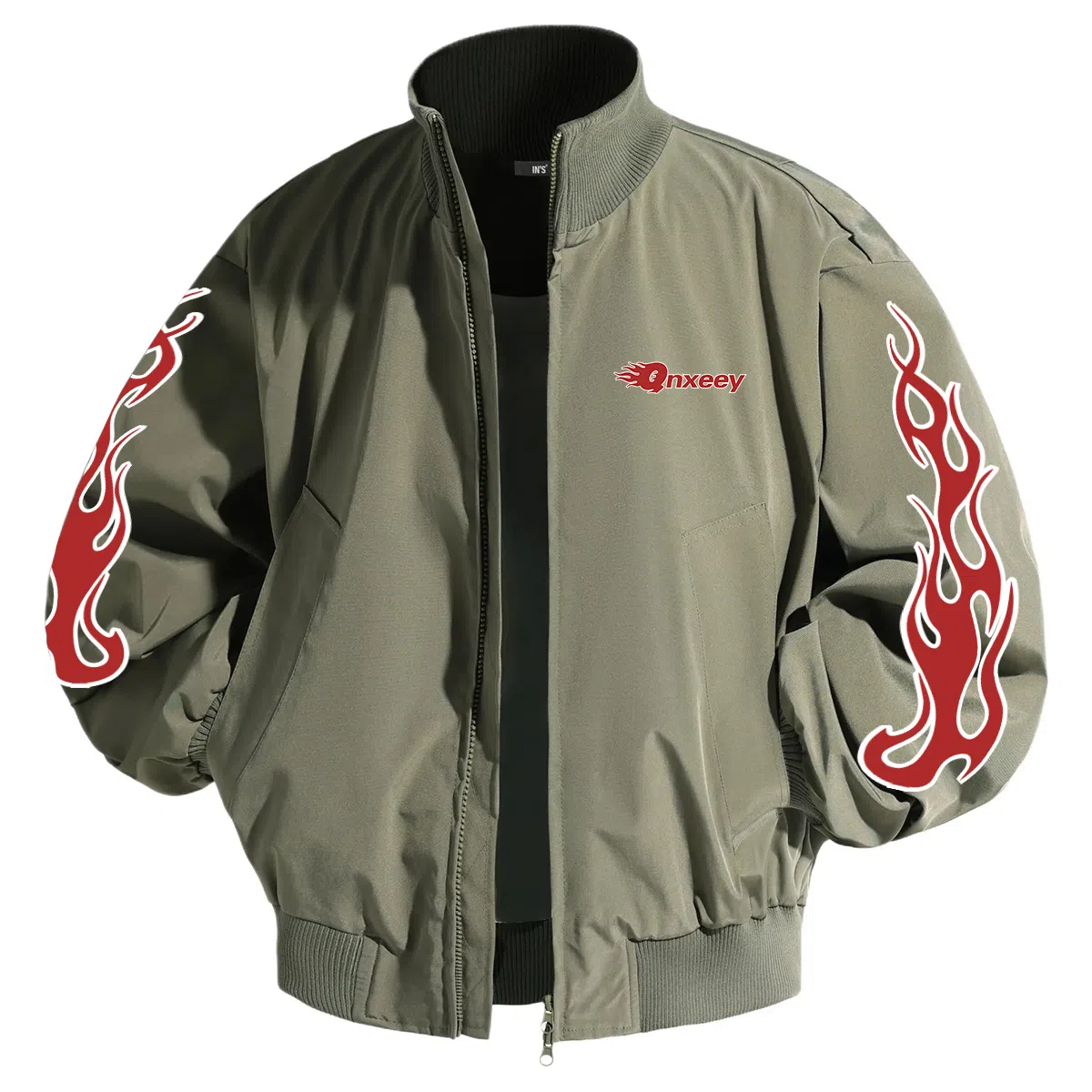 Qnxeey vibelogocleanfitbomber