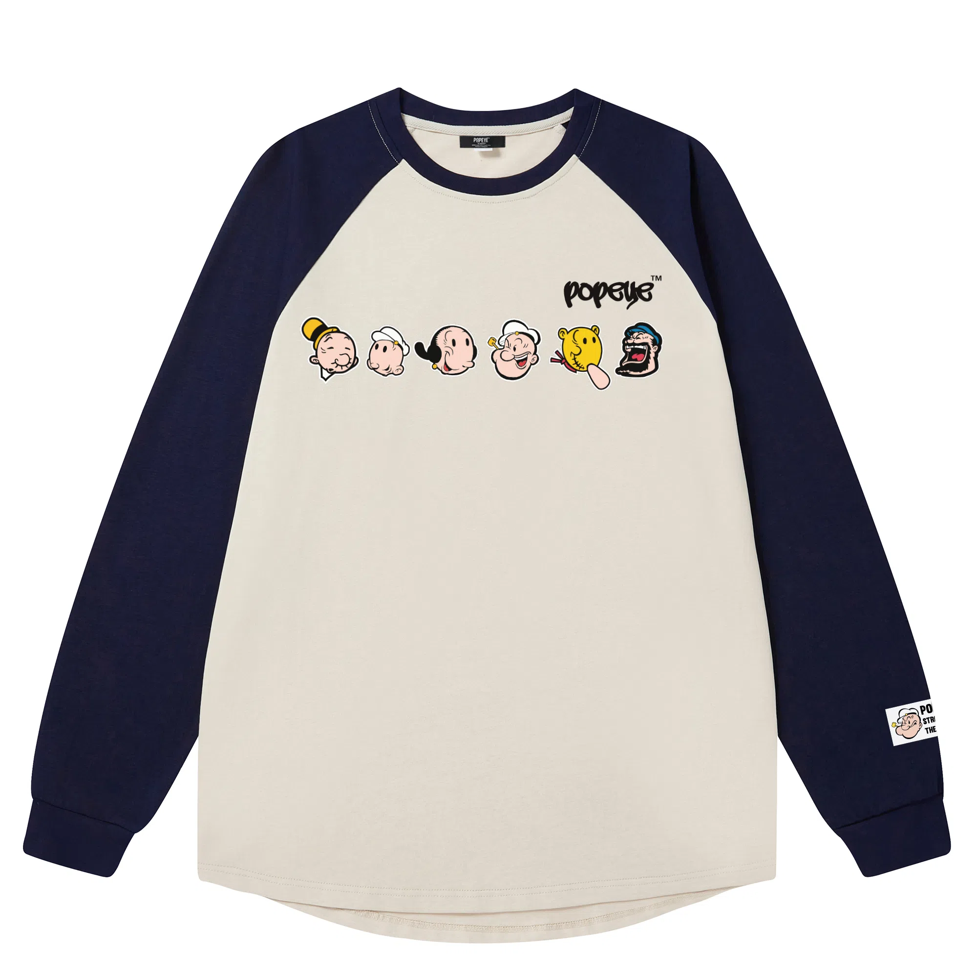 POPEYE Raglan Sleeve T-Shirt