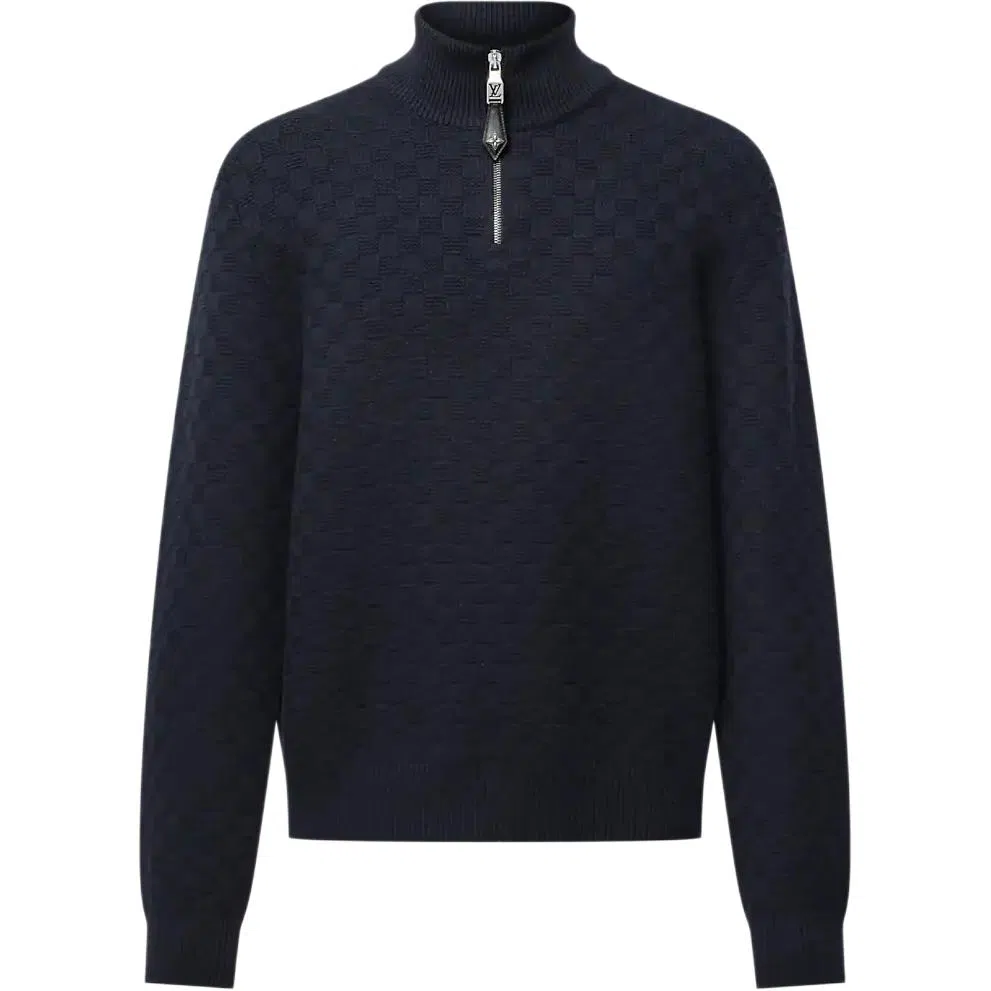 Louis Vuitton FW25 Ribbed Collar Sweater