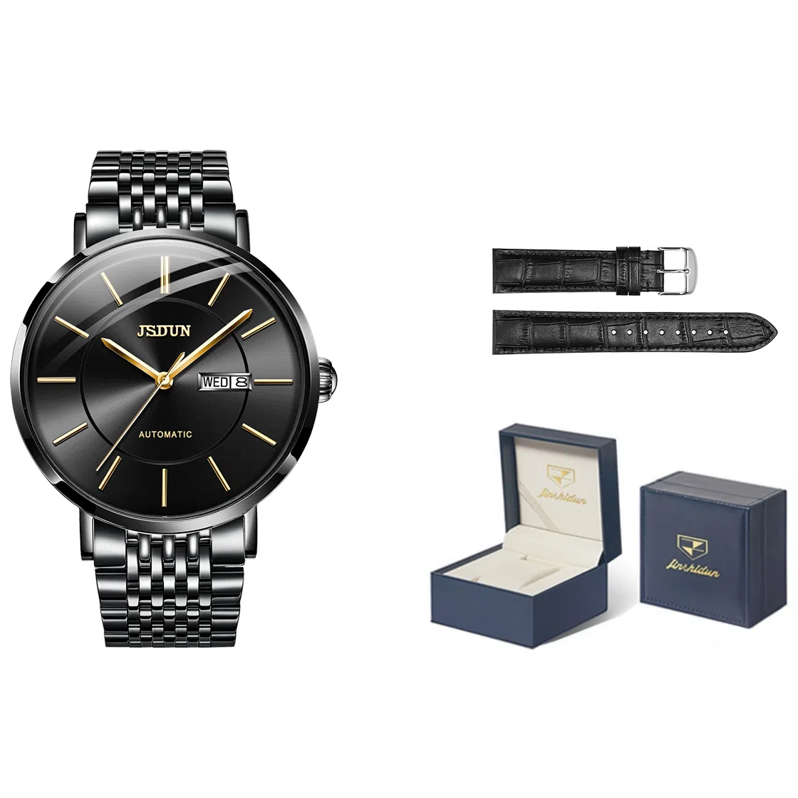 Jin Shi Dun Classic Black Dial