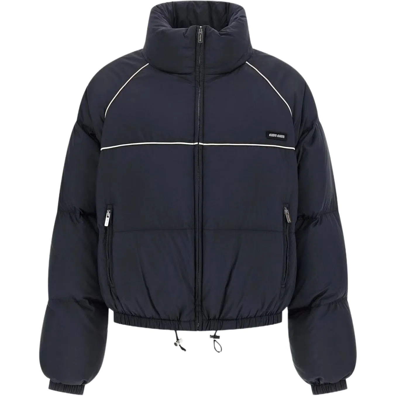 MIU MIU FW25 Logo Patch Down Jacket