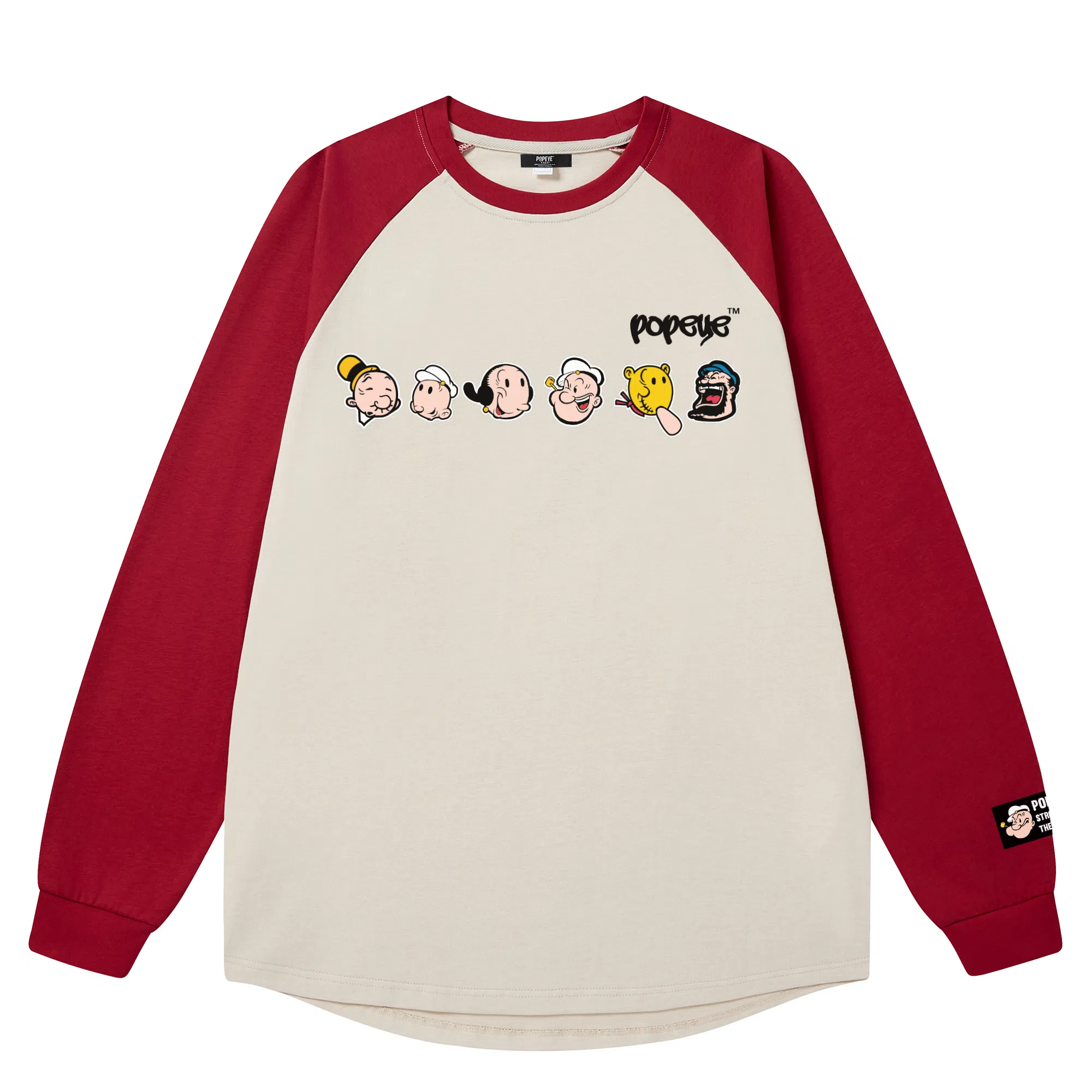POPEYE Raglan Sleeve T-Shirt