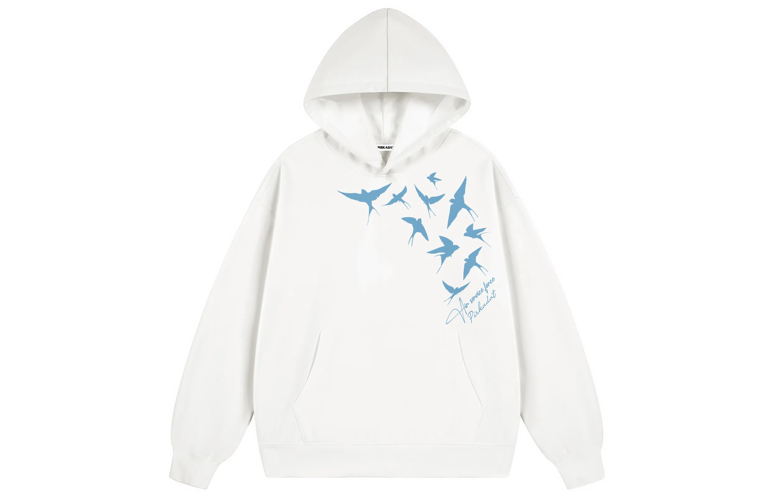 Pirkadat Oversize Hoodie Bird Silhouette