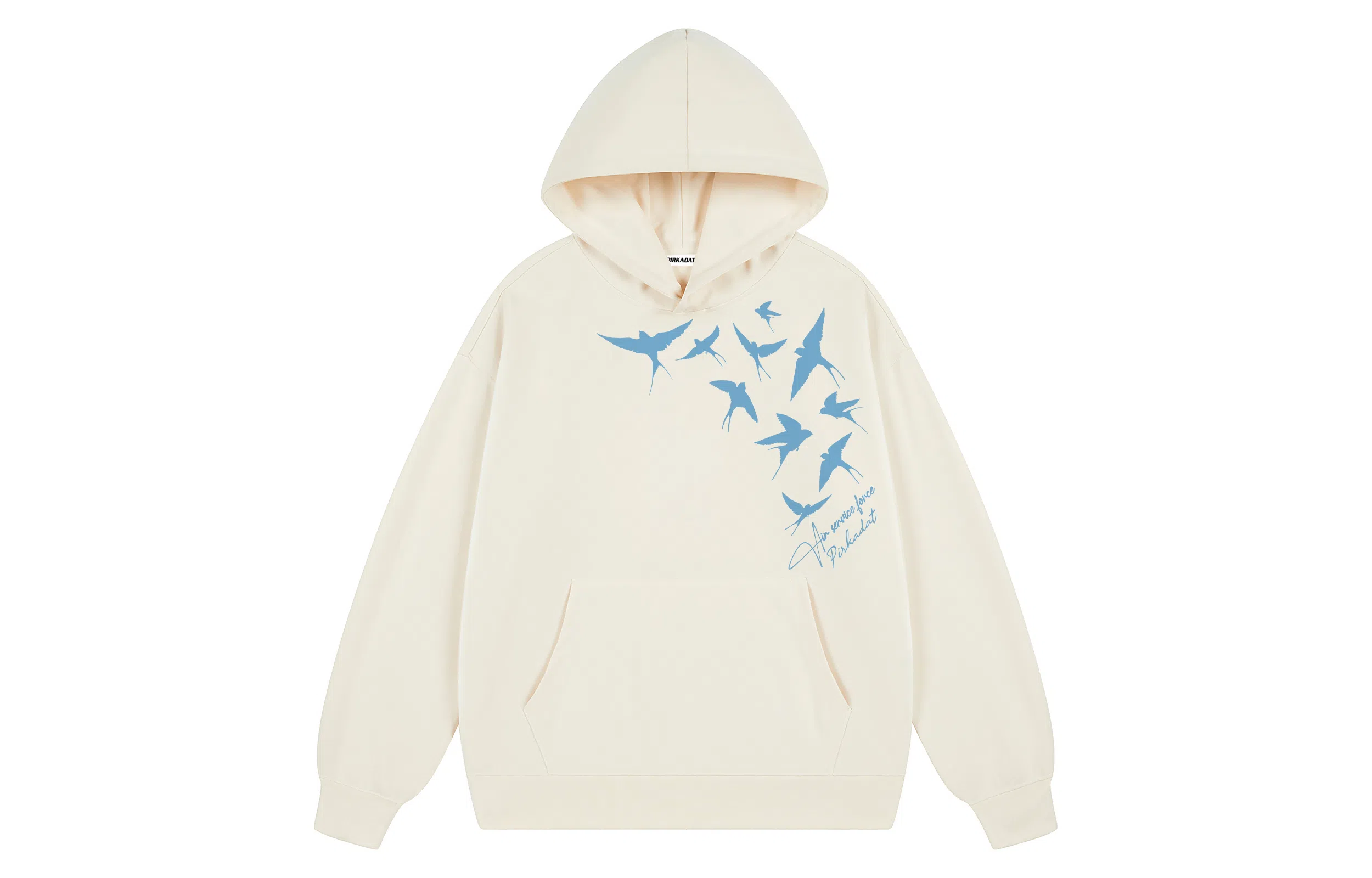 Pirkadat Oversize Hoodie Bird Silhouette
