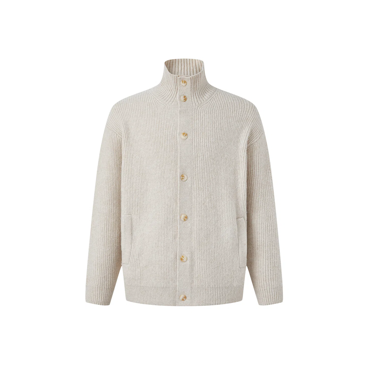 CHINISM Classic Stand Collar Cardigan