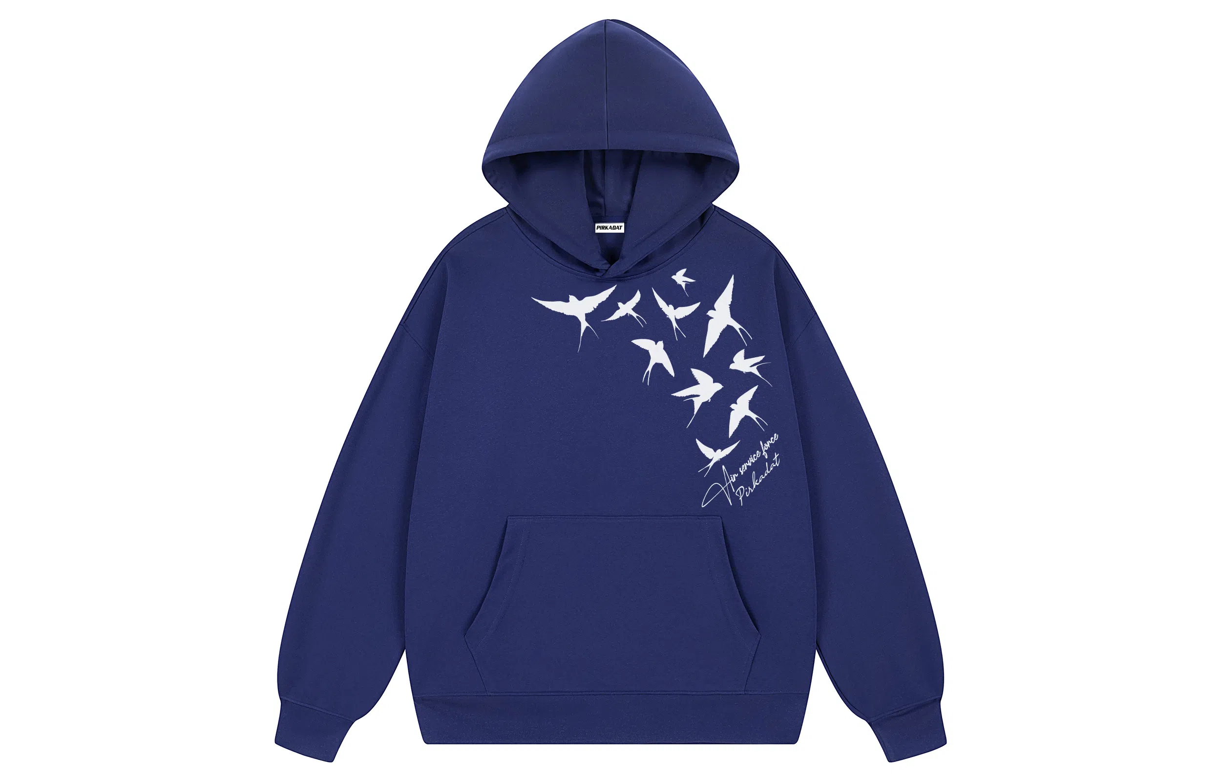 Pirkadat Oversize Hoodie Bird Silhouette