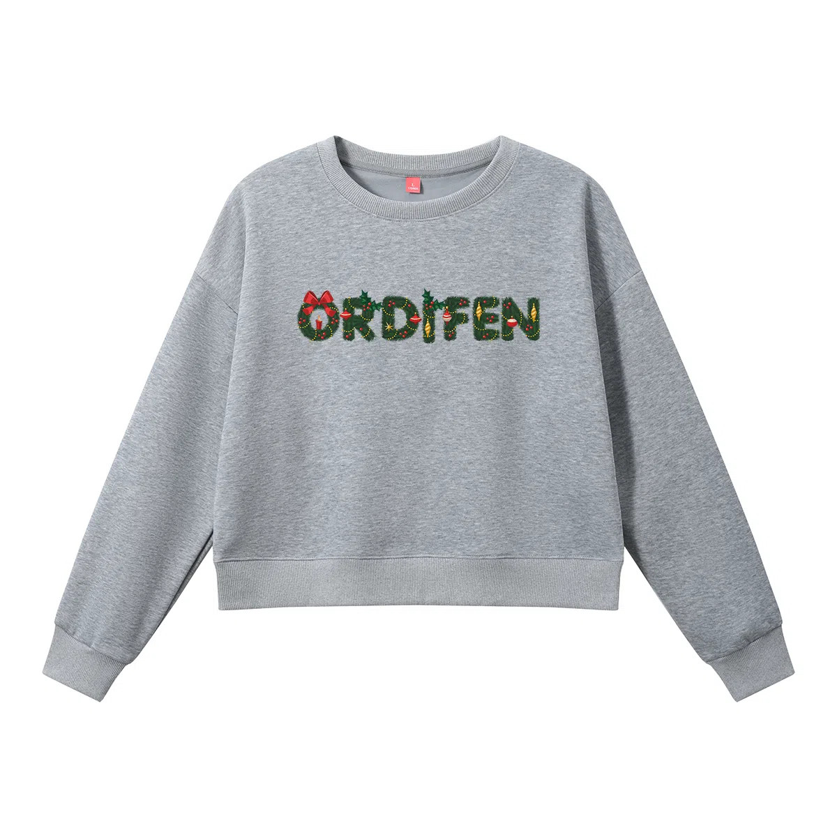 欧迪芬 美式复古高街短款无帽圆领上衣显瘦小个子百搭运动宽松休闲修身舒适亲肤卫衣 女款