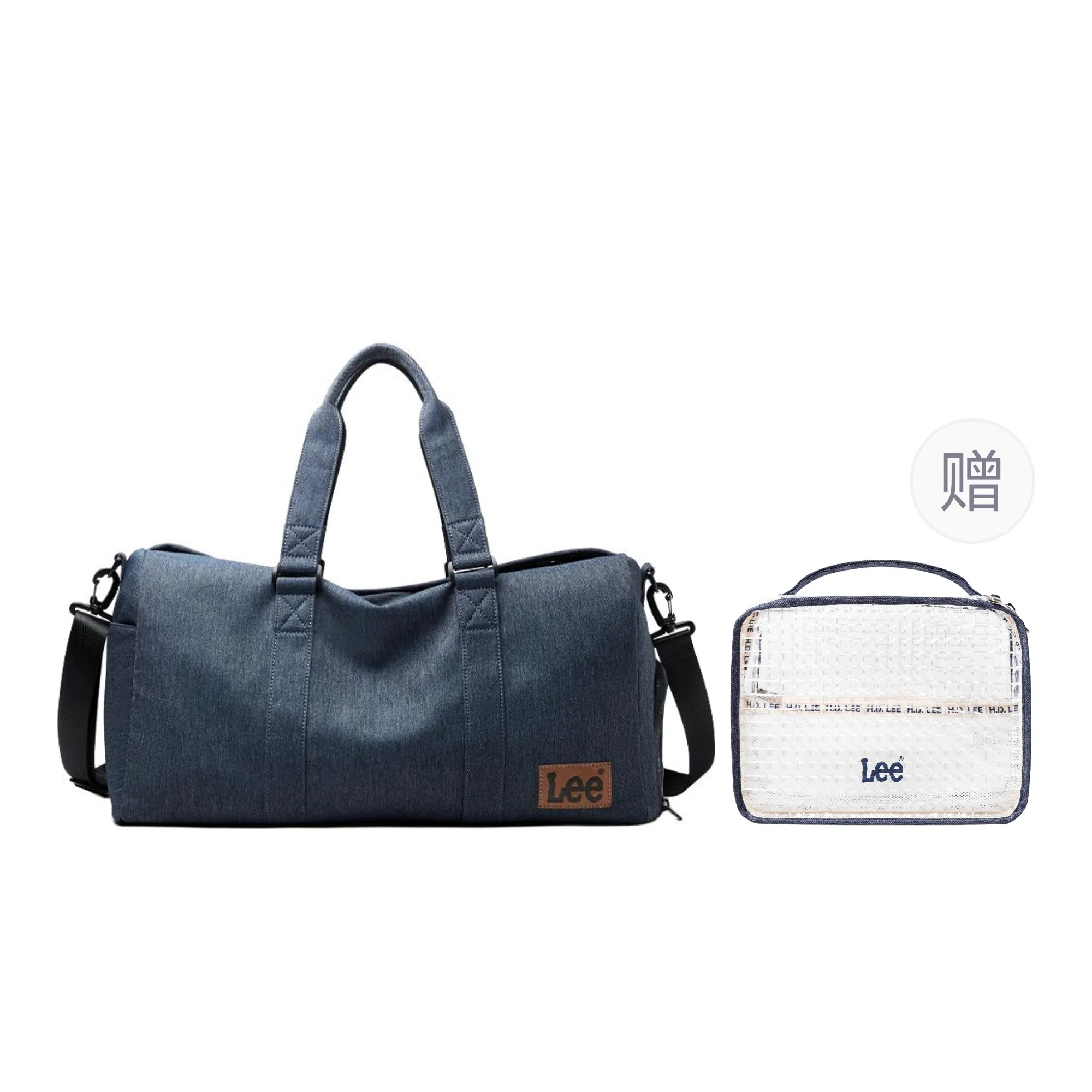 Lee Denim Blue Gym Bag