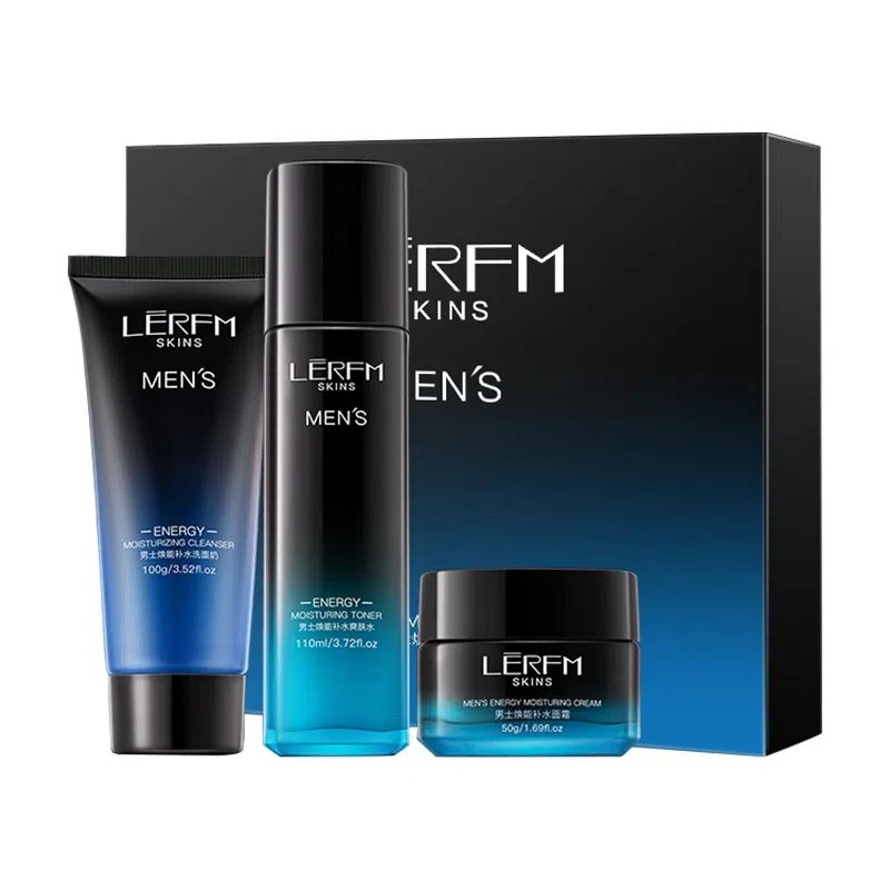 蓝尼芳可 焕能补水男士护肤套装 保湿清爽滋润