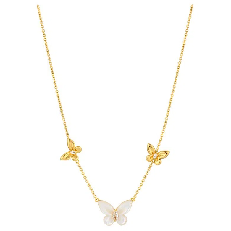 一撇一捺 蝶梦流光系列蝶舞翩然 合金 项链 女款