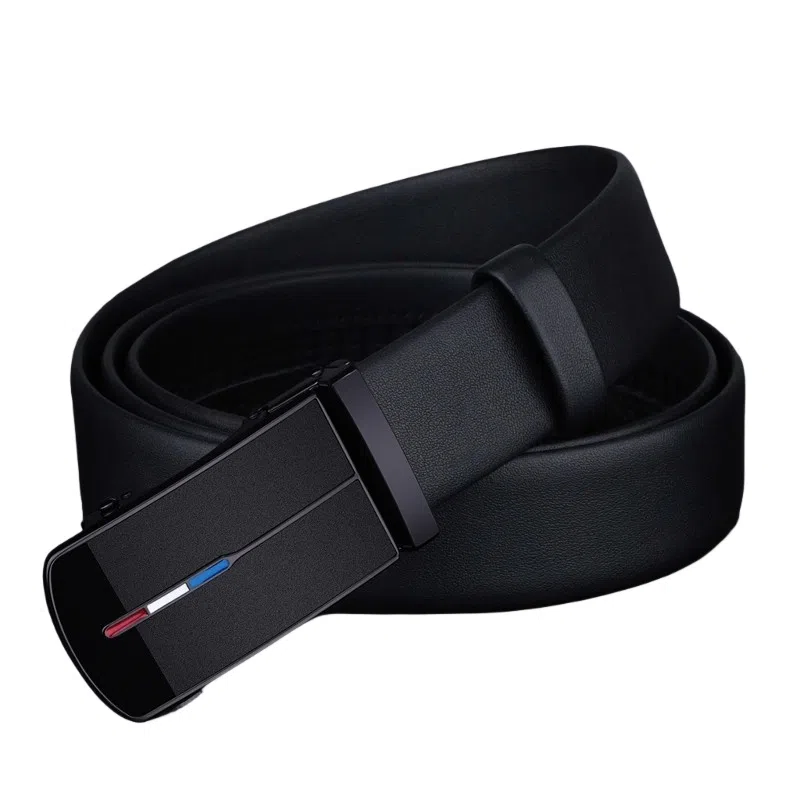 ROLLSMINJOR Classic Leather Belt Black