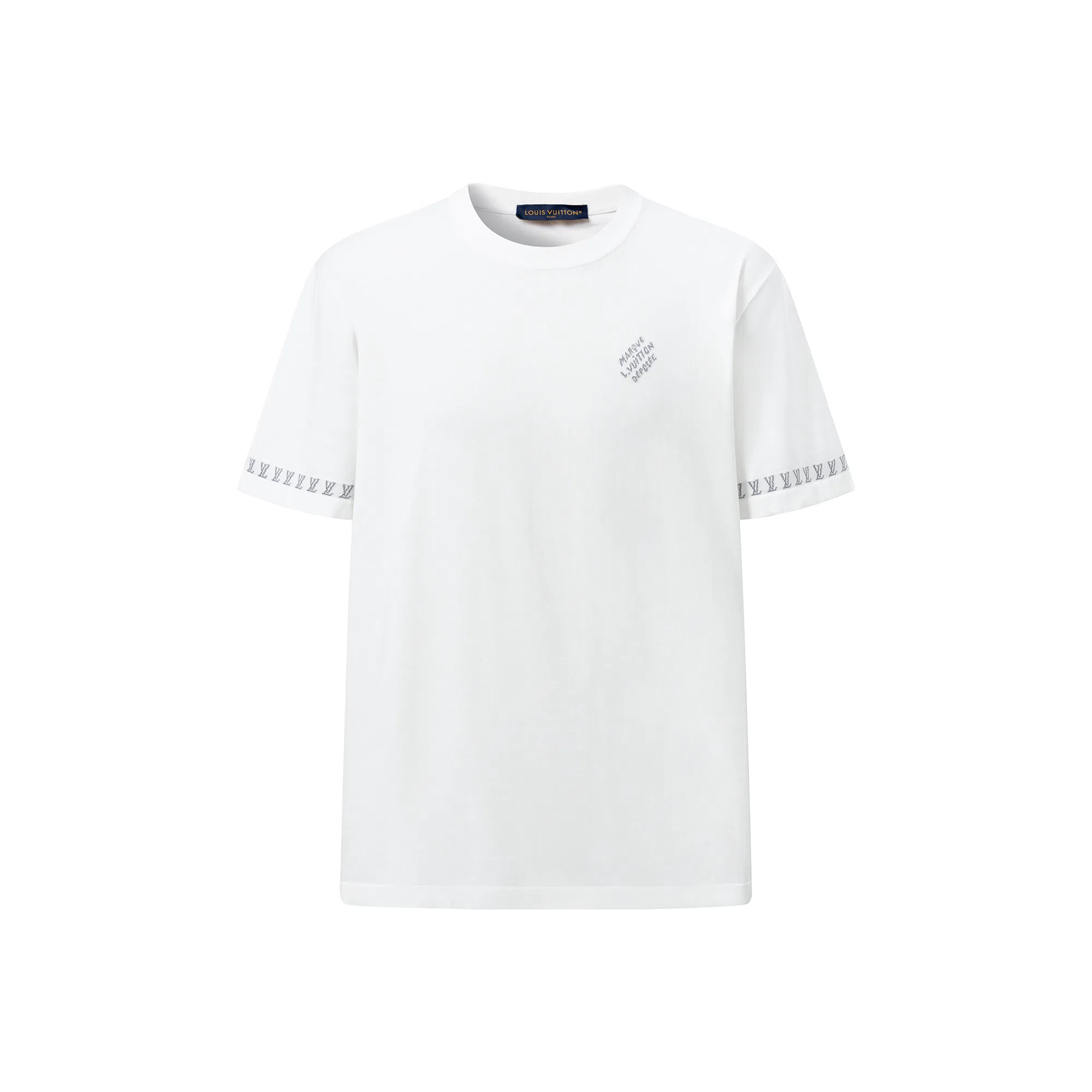 Louis Vuitton SS24 Letter Print T-Shirt White