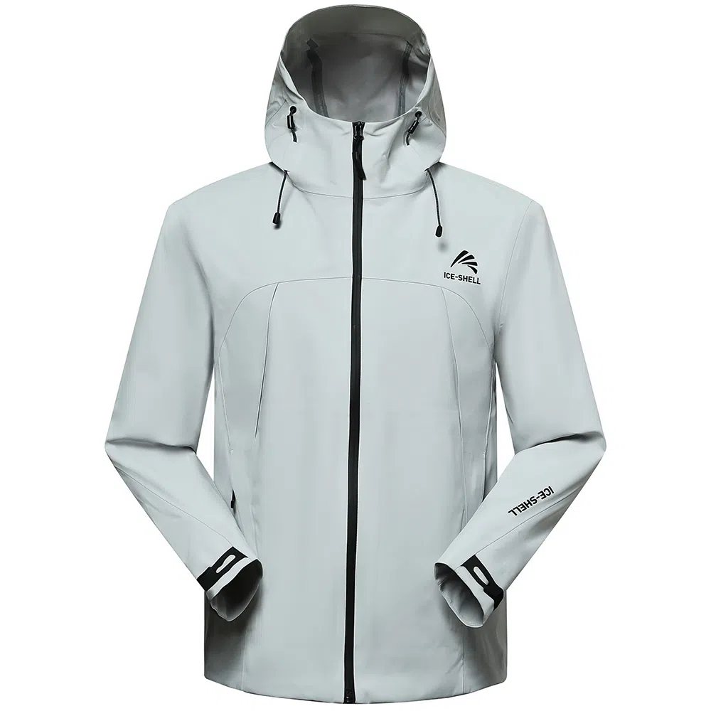 鸭鸭  冰壳系列 纯色户外三合一四季外套时尚百搭连帽夹克  防水防风透气耐磨保暖防雨冲锋衣 男女同款