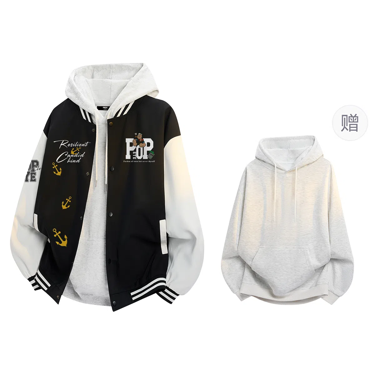 POPEYE Baseball Jacket