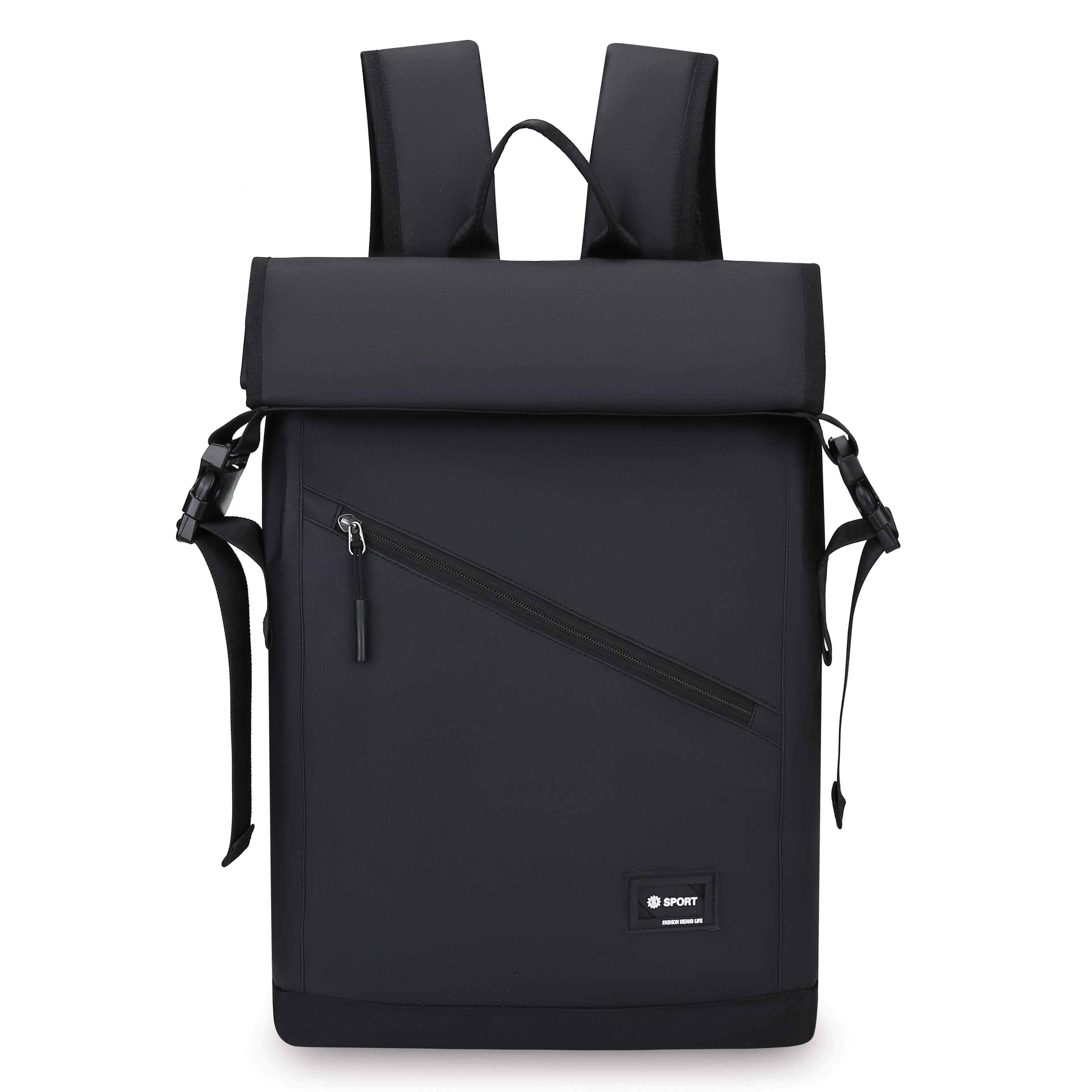 Chunlong PU Backpack Black