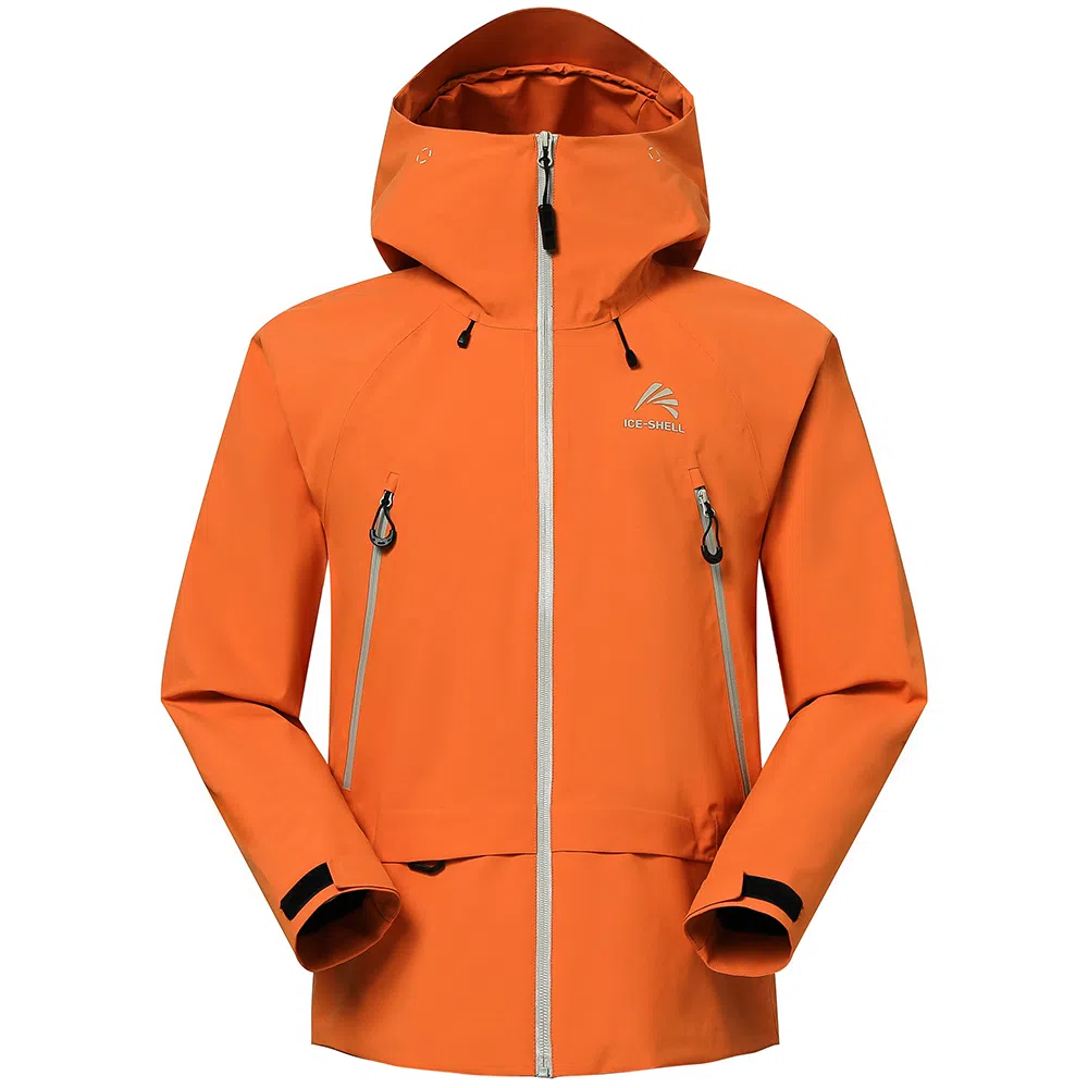 鸭鸭  冰壳系列 山系户外工装三合一四季外套时尚百搭宽松休闲连帽  耐磨透气防水防风防雨冲锋衣 男女同款