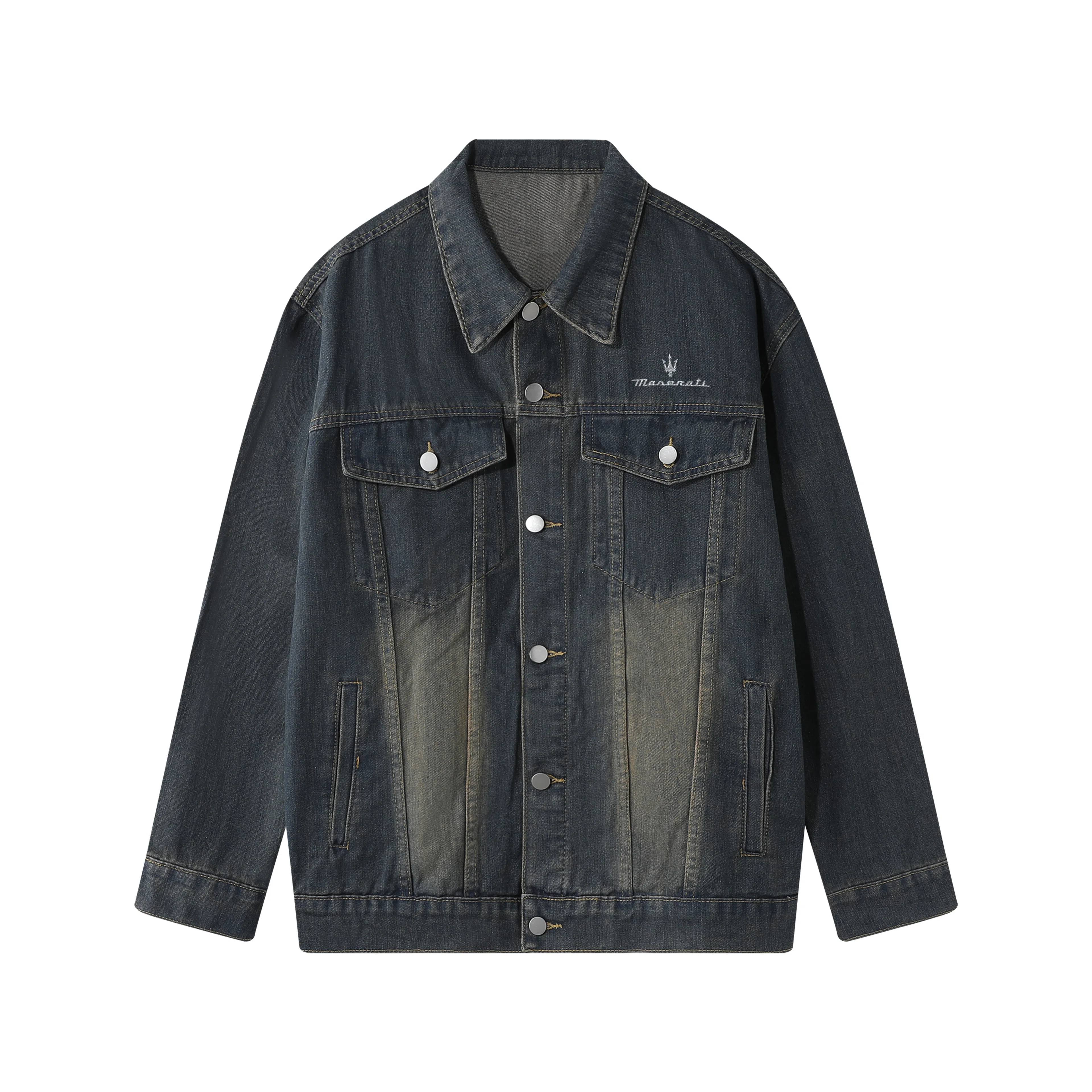Maserati Vintage Washed Denim Jacket