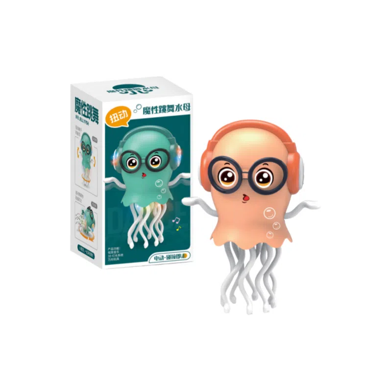 咕轹 魔性跳舞电动水母玩具 早教教具