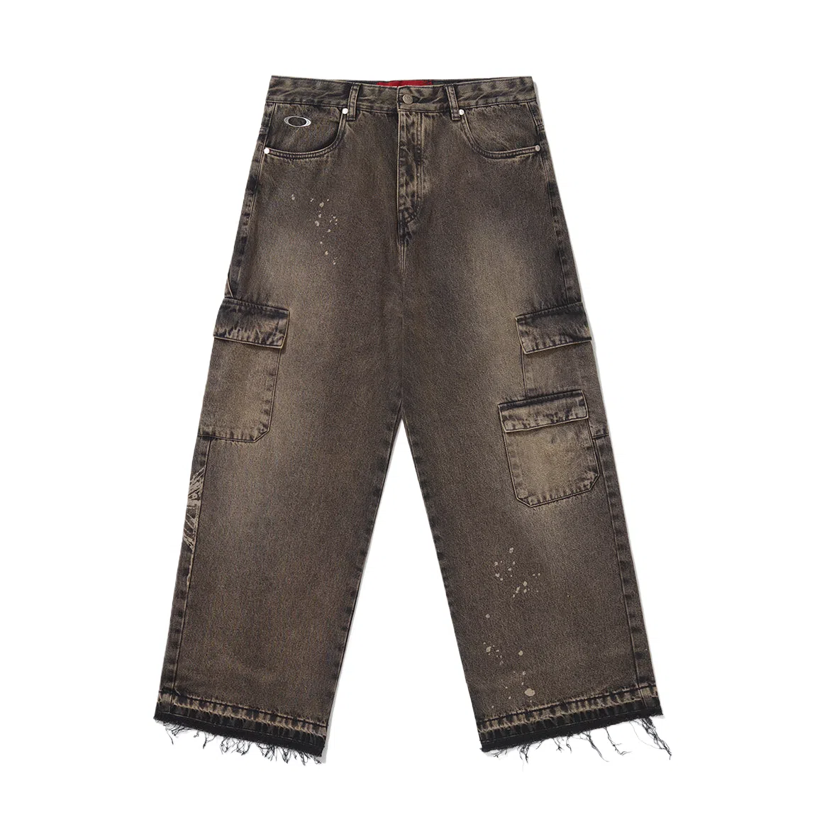 PIET Distressed Denim Pants Oakley Industrial Denim