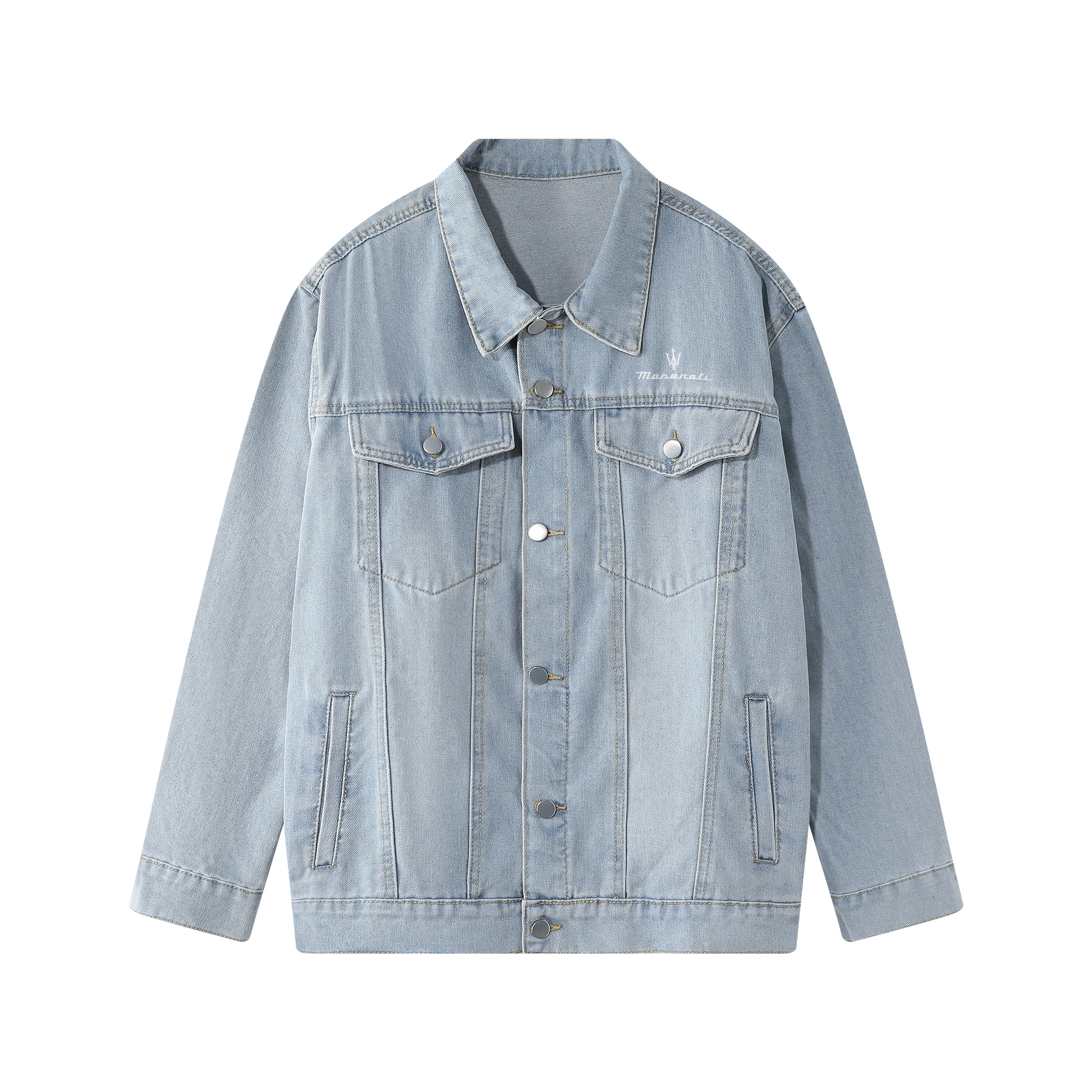Maserati Vintage Washed Denim Jacket