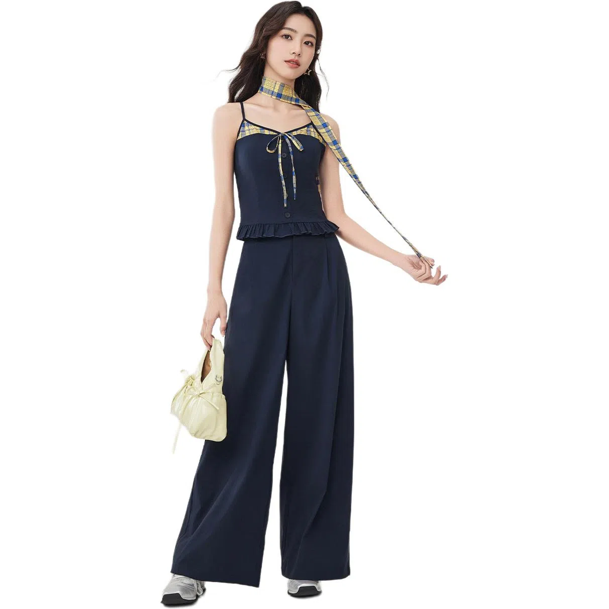 爱依服 夏季韩版潮酷辣妹风裙装套装 女款