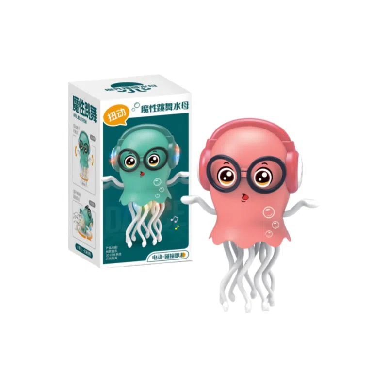 咕轹 魔性跳舞电动水母玩具 早教教具