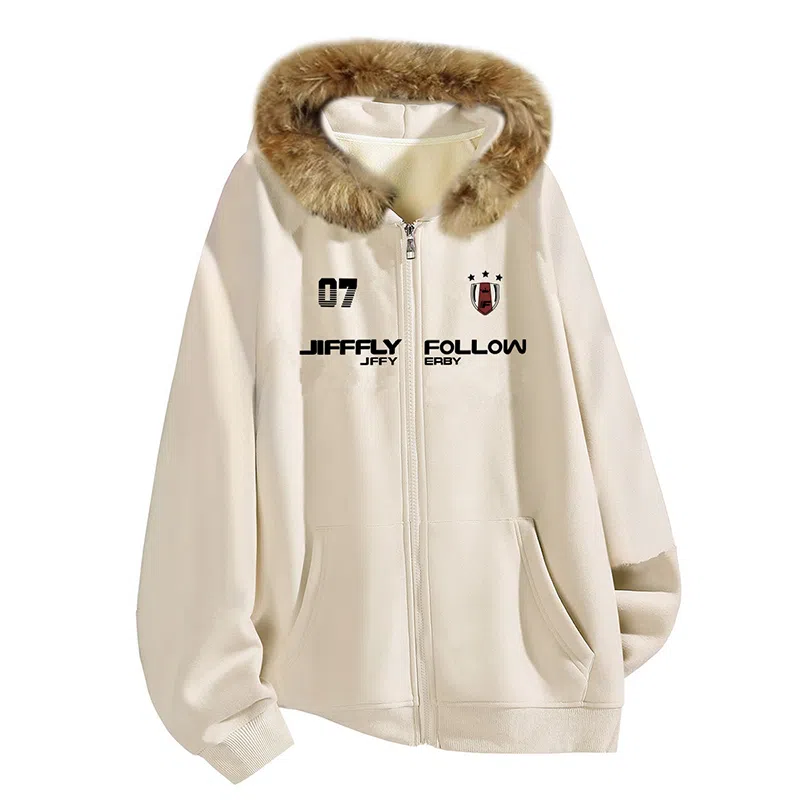 Jifffly Basic Logo Zip Hoodie