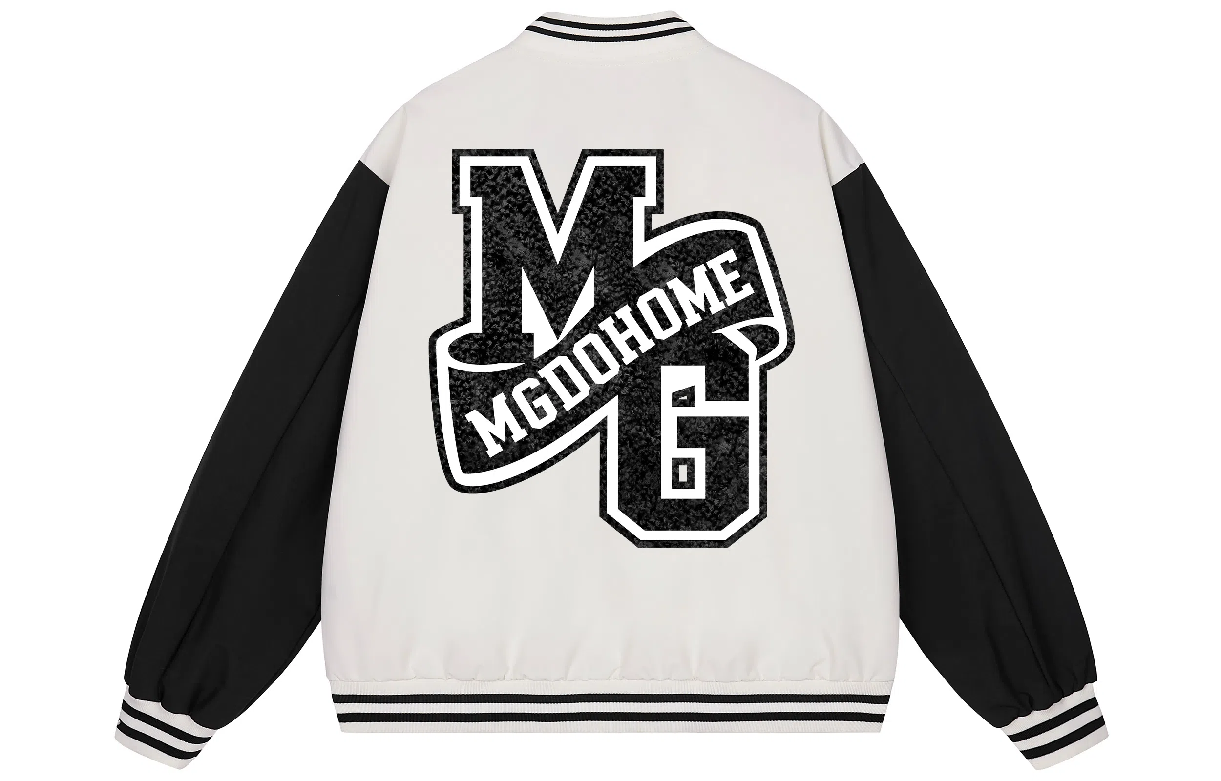 MGDOHOME Vintage Logo Baseball Jacket